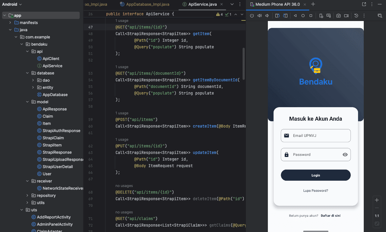 Bendaku - Mobile Application