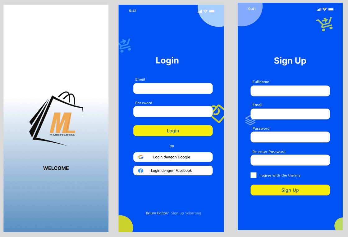 MarketLocal - Local Marketplace App UI/UX