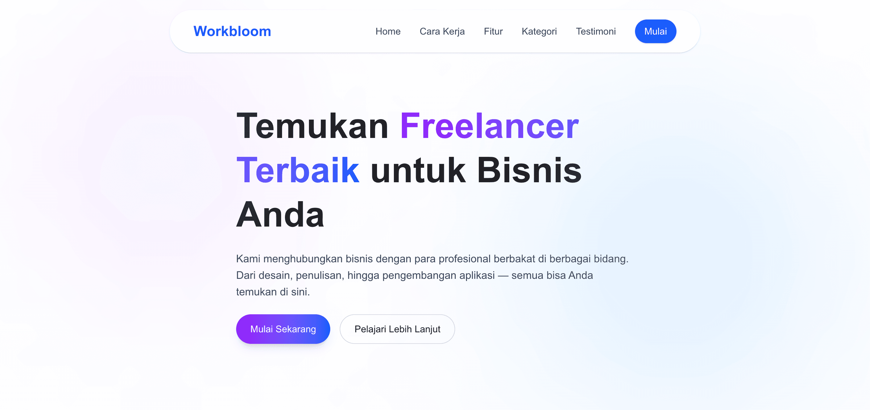 Workbloom - Freelancer Platform